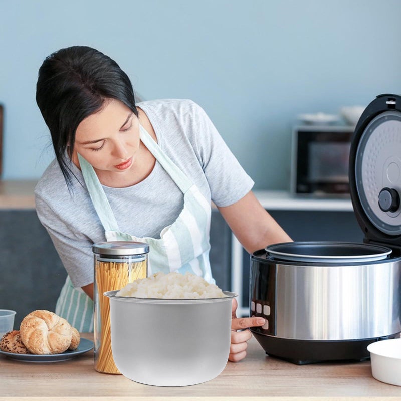Zerodeko Rice Cooker Inner Pot Replacement 2L Aluminum Alloy Size 18.5X18.5X10.8cm - Image 3