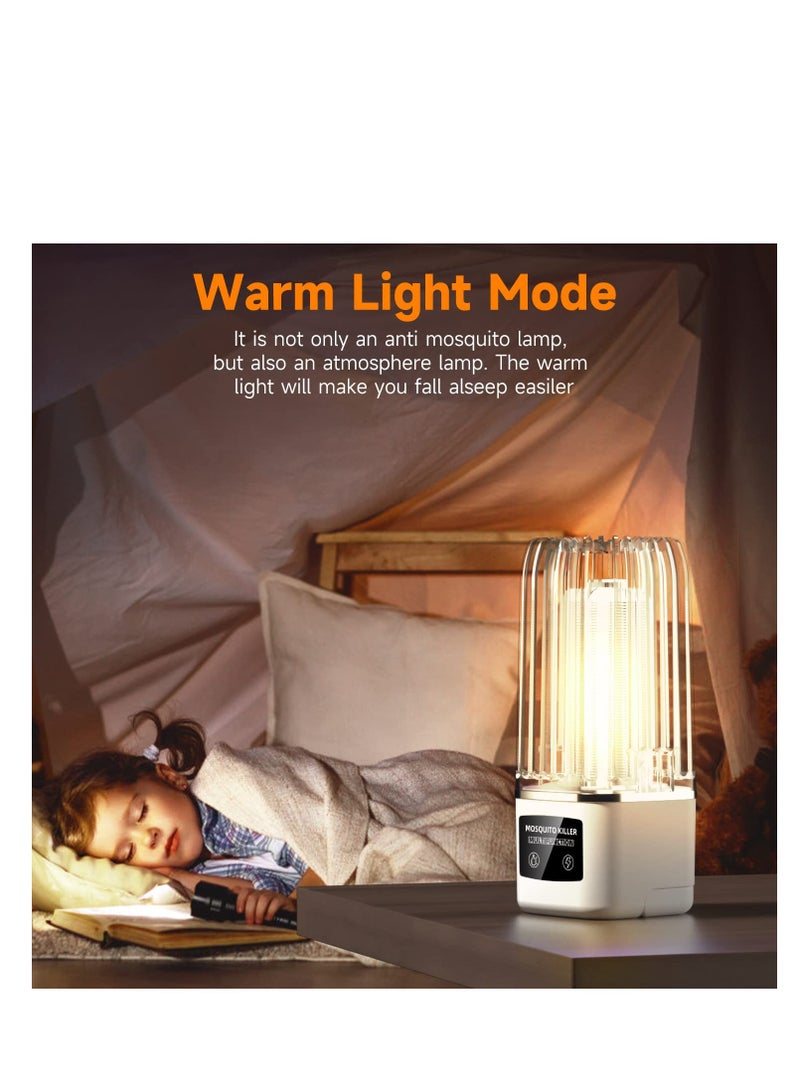 SOLARAE Bug Zapper, Portable Electric Mosquito Zapper with UV Light for Home Kitchen Patio Backyard Camping Outdoor Indoor, Remotely Remote Control Switch Rechargeable - Image 3