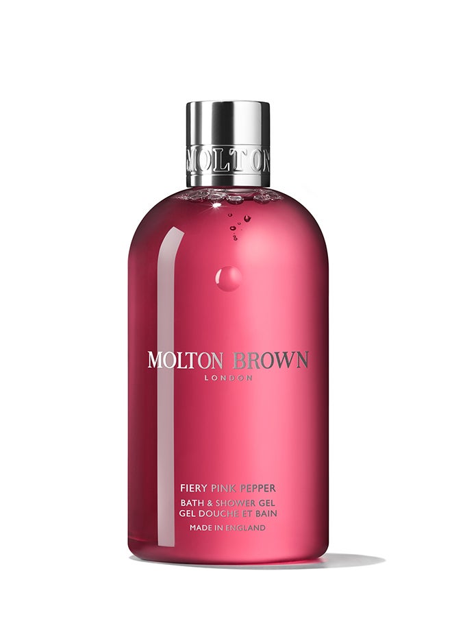 MOLTON BROWN Fiery Pink Pepper Bath & Shower Gel 300Ml - Image 1