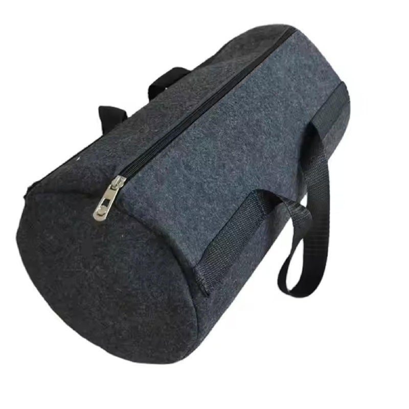 JVCV حقيبة أدوات صغيرة مصنوعة من الفelt بحجم 15 بوصة للسيارات، سعة كبيرة بفم واسع، مجموعة تخزين بسحاب، حقيبة يد لتنظيم صندوق السيارة، SUV، سيدان، شاحنة، ميني فان (صغيرة - حقيبة أدوات)، رمادي - Image 1