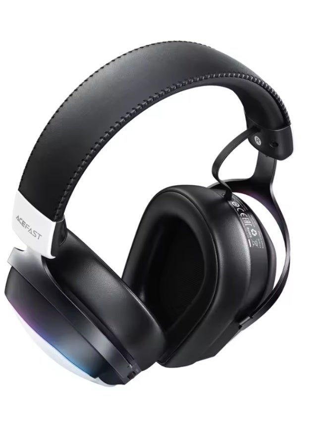 ACEFAST Ultra Low Latency Wireless Gaming Headset with RGB Lighting, Detachable 50mm Microphones, and 2.4G Bluetooth Speaker - Image 3