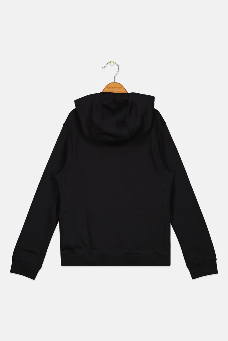 Nike Kids Boy Long Sleeves Outdoor Hoodie, Black - Image 2