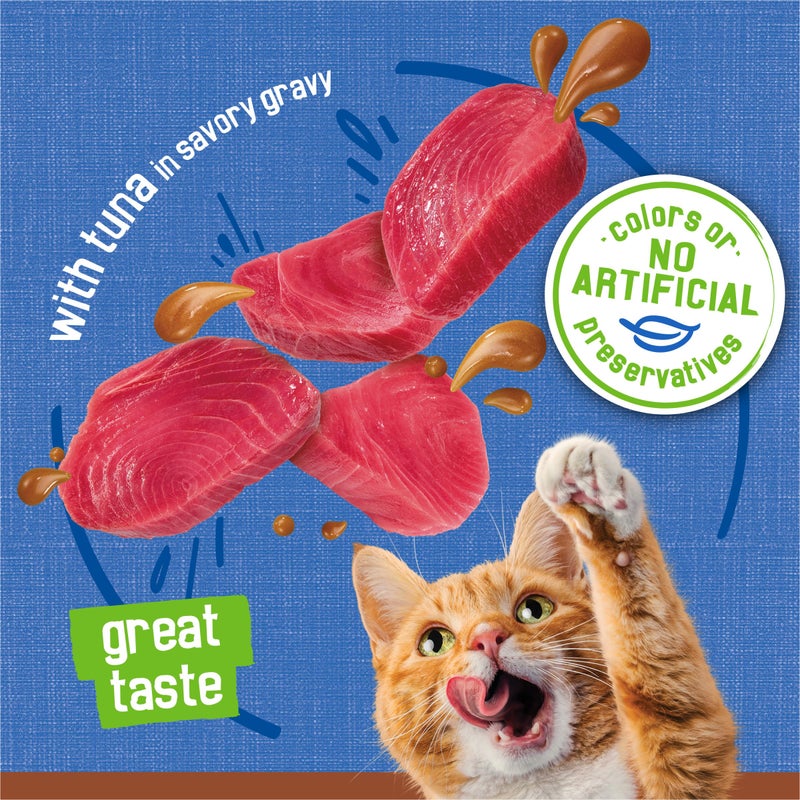 Friskies Purina Friskies Wet Cat Food Pate, Extra Gravy With Tuna - (Pack of 24) 5.5 oz. Cans - Image 4