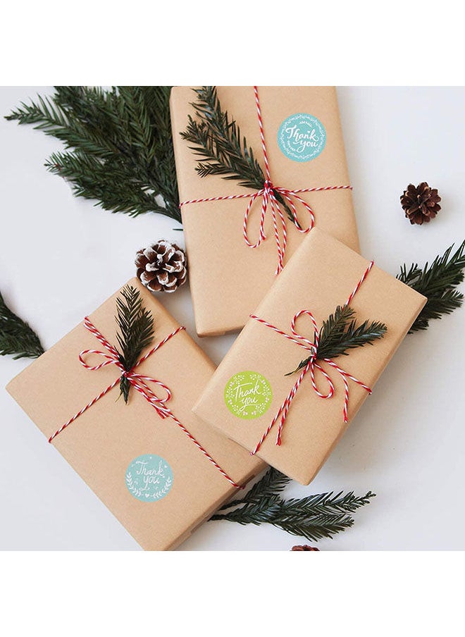 Wownect Colorful Thankyou Sticker Round [1 inch] [500 Stickers] Labels For Envelope Seals Packing Seals cards Gift Boxes Shopping Bags Bouquets Cardboard Decoration  - Image 5