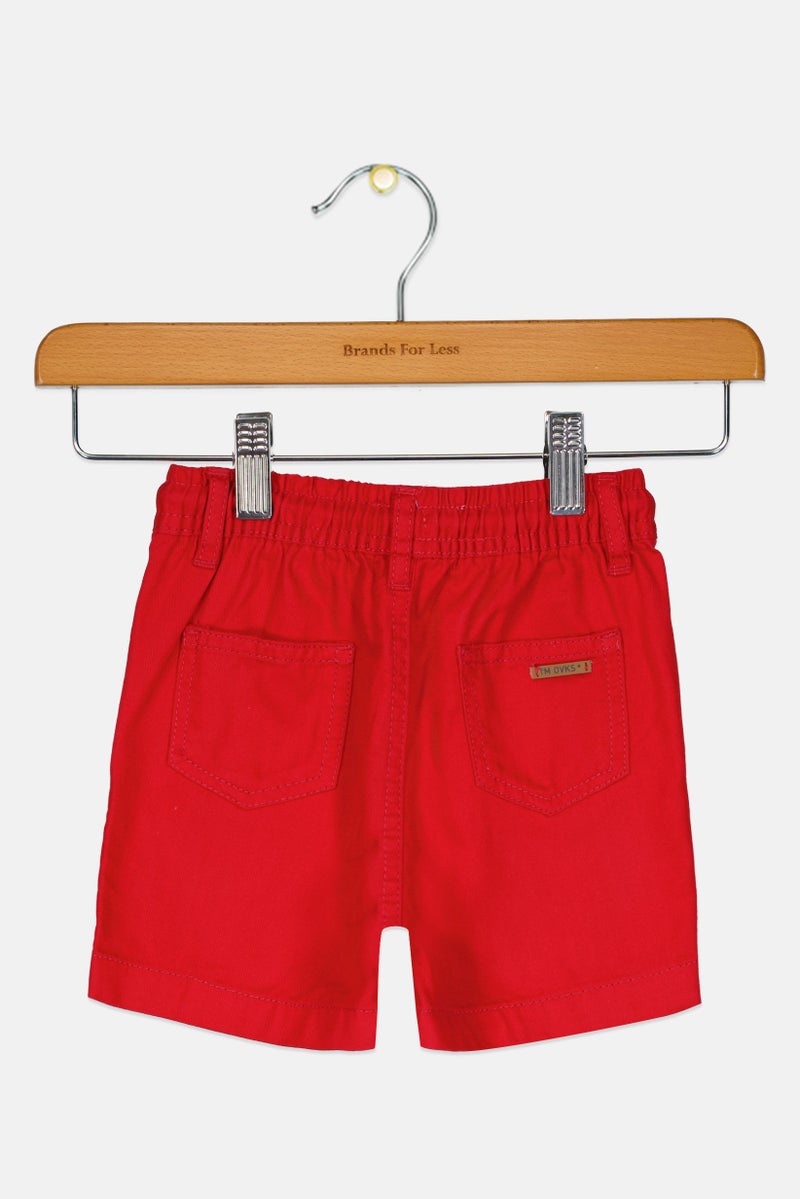 Overkids Toddlers Girl Regular fit Solid pant, Red - Image 2