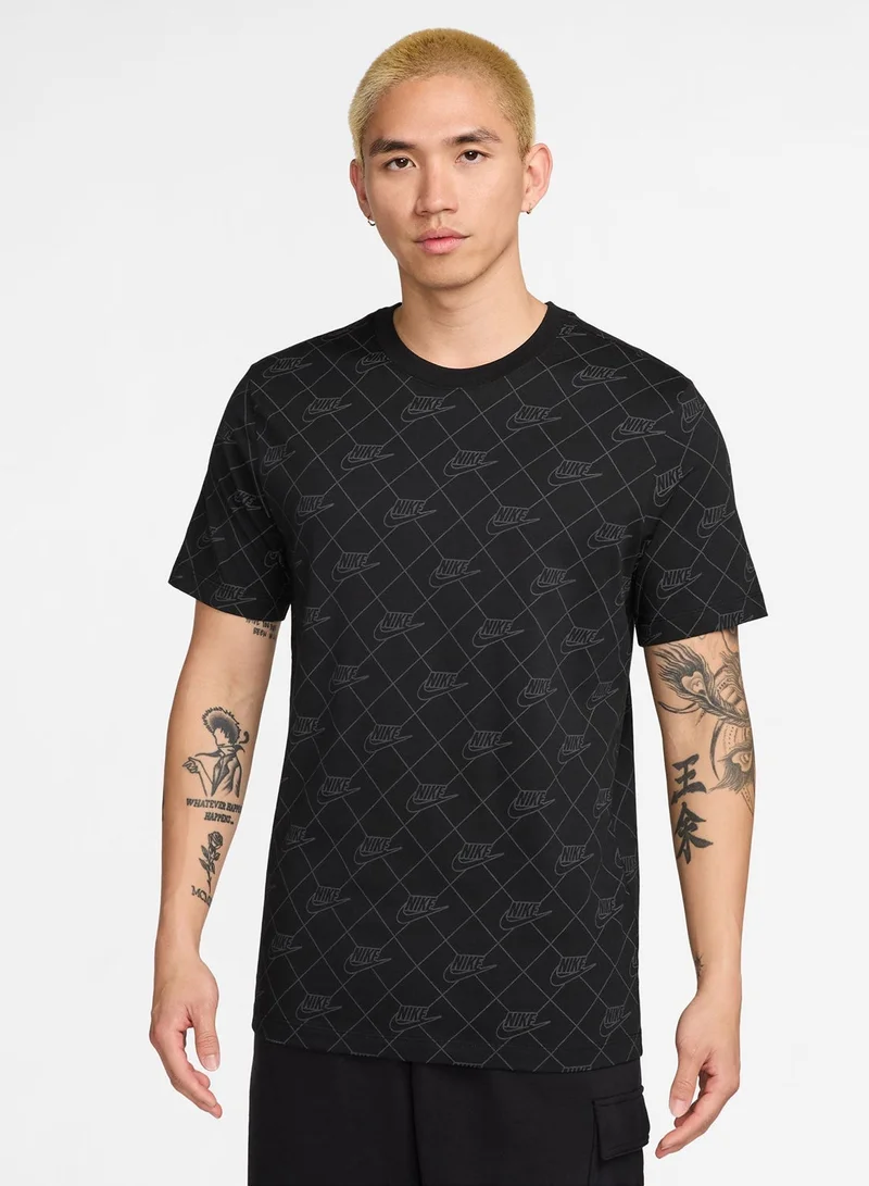 Nike All-Over Printed Seasonal Club T-Shirt