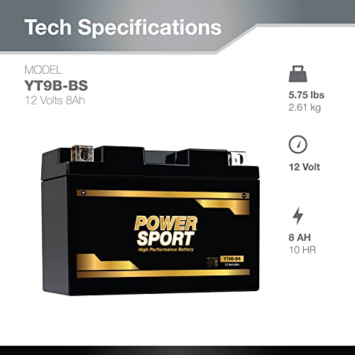ExpertPower ET9B-BS YT9B-BS 12V 8Ah lead_acid_battery - Image 2