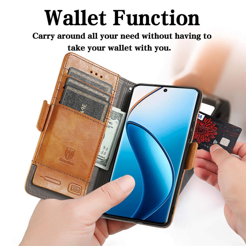 HuHa Protective Cover For Nothing Phone 2a Plus CaseNeo Splicing Dual Magnetic Buckle Leather Phone Case(Gray) - Image 5