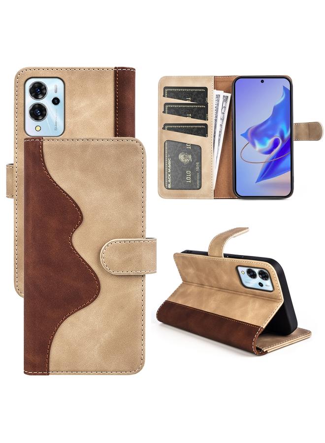 The Bros Case For ZTE Blade V40 Pro Stitching Horizontal Flip Leather Phone Case