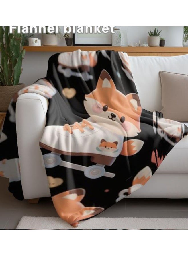 general Flannel thin blanket (warm and comfortable, suitable for sleep, gaming, dust removal and sandproof) 150cm*200cm - 564 - Image 4