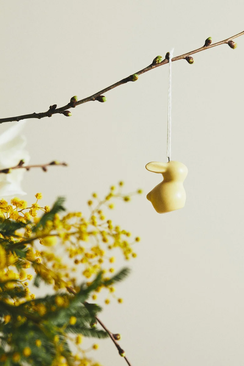 اتش اند ام وعاء فخار على شكل أرنب -عبوة من قطعتين