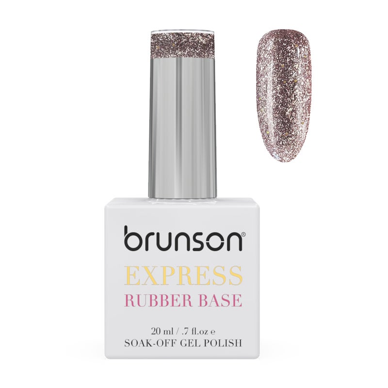 brunson TPO free Rubber Base Gel polish 20ml Soak Off Base Coat for Nail Strengthening Long Lasting Gel Polish Base for Chip Free Shine Brittle Nails UV Rubber base Russian manicure Non Yellowing salon manicure - Image 1