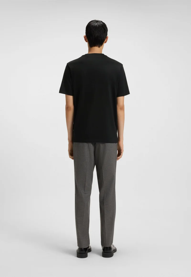 هوجو Cotton-jersey T-shirt with rubber logo print