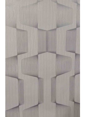 Golden Three-Dimensional Geometric Patterned Wallpaper 53 cm Wide 10 Meters Long  - Image 1