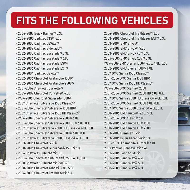 AA Ignition Mass Air Flow Sensor - Compatible with Chevy, Cadillac, GMC & Other GM Vehicles - Silverado, Suburban, Tahoe, Yukon XL, Sierra, Escalade, ESV, 5.3L, 6.0L, 4.8 - Replaces 25168491, AF10043, 25318411 - Image 5