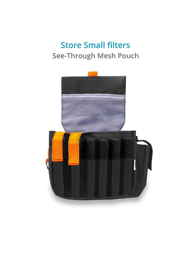 PROAIM Cube AC Pouch (Small) for Camera Assistants, Grips & Techs | Comes with 2.5 Wide Belt Loop & D-Rings | for Utility Tools & Video Accessories (P-CBAC-01), Black, Pouch - Image 5