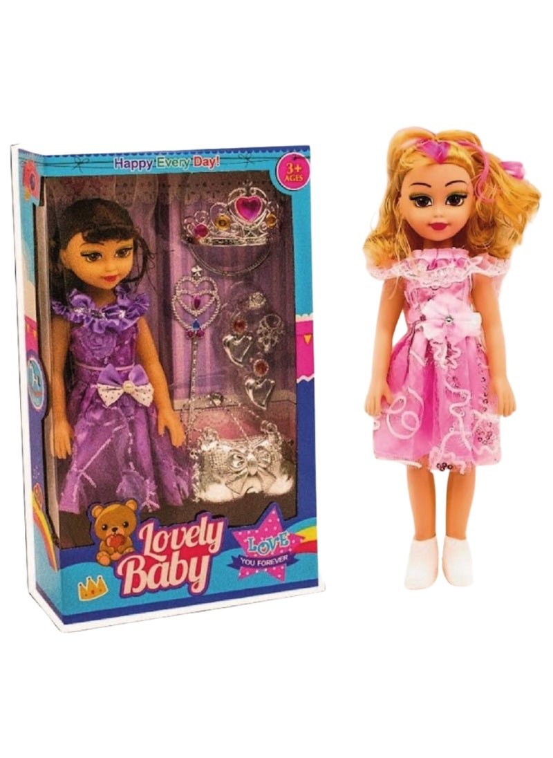 Lovely Baby Beautiful Fashion Doll For Girls With Accessories 
