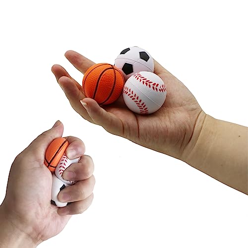 Urspasol 20 PCS Mini Soccer Stress Balls Bulk 1.6 inch Foam Soccer Squeeze Balls Small Mini Sports Themed Balls Soccer Party Favors for Kids Stress Relief for School Carnival Reward - Image 2