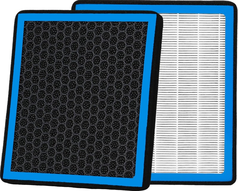 RICHWEI CF10709 Cabin Air Filter With Activated Carbon For Hyundai & KIA - Accent,Genesis Coupe,Tucson,Veloster & KIA Forte,Rio,Rio5,Rondo,Sportage 2006 2007 2008 2009 2010 2011 2012 2013 2014 2015 2016 2017 - Image 1
