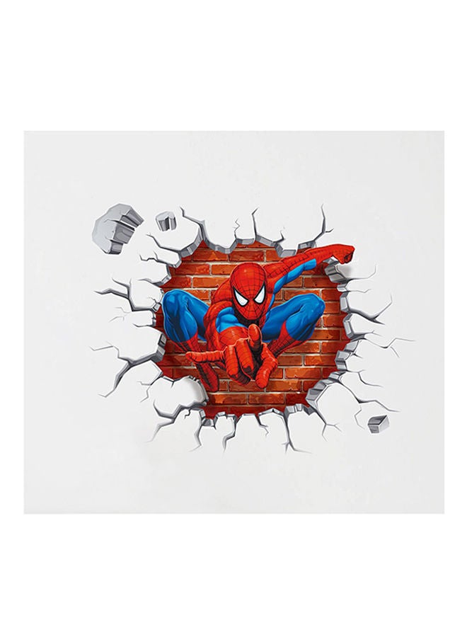 NIBEMINENT Spider-Man Cartoon Wall Sticker Red/Blue/Grey 50x50centimeter - Image 1