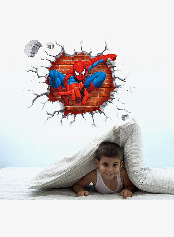 NIBEMINENT Spider-Man Cartoon Wall Sticker Red/Blue/Grey 50x50centimeter - Image 3