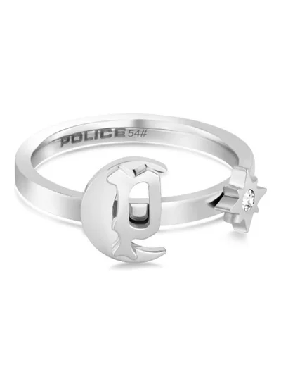 POLICE Selene Silver Plated Stainless Steel Finger Ring