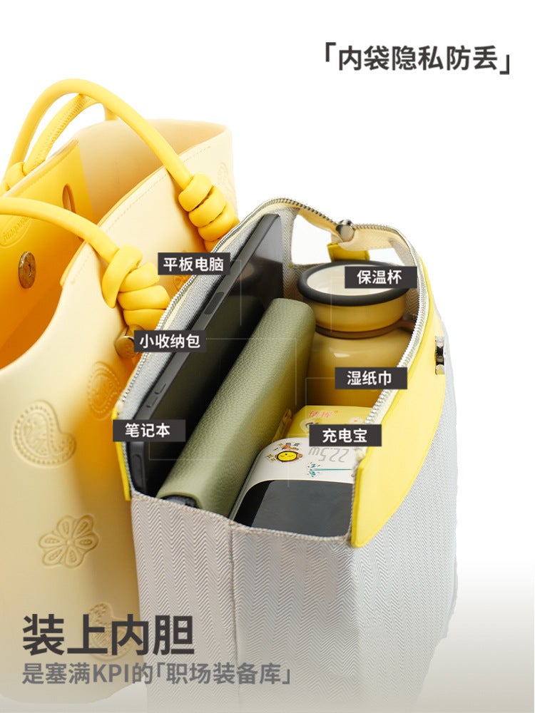 Van Gogh Fan Cashew Flower Tote Bag Women'S Large Capacity Handbag Fashion High-End Underarm Bag Commuter All-Match - Image 5