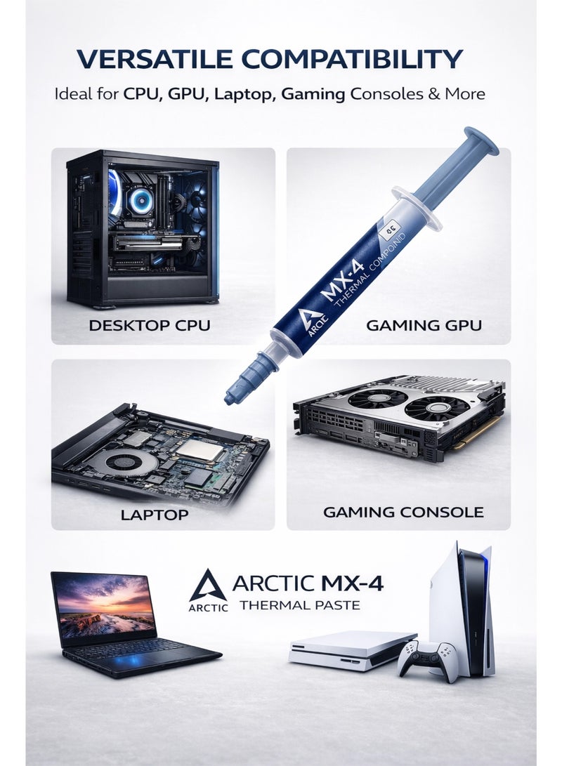 ARCTIC MX-4 4g Thermal Paste – High Performance Non-Conductive CPU & GPU Thermal Compound - Image 3