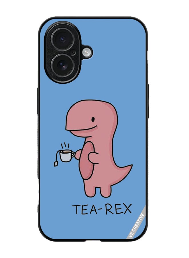 Protective Case Cover For Apple iPhone 17 Tea Rex Design Multicolour