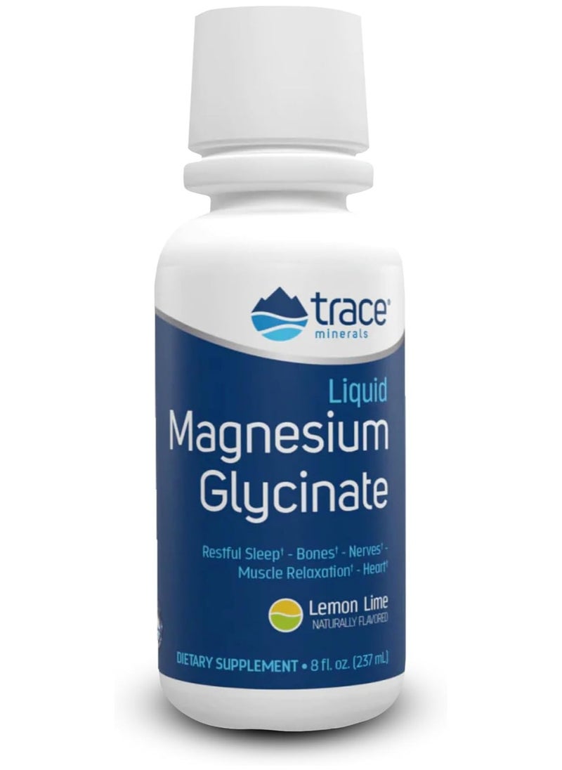 Trace Minerals Research Magnesium Glycinate 120 mg (236 mL / 8 fl oz) 