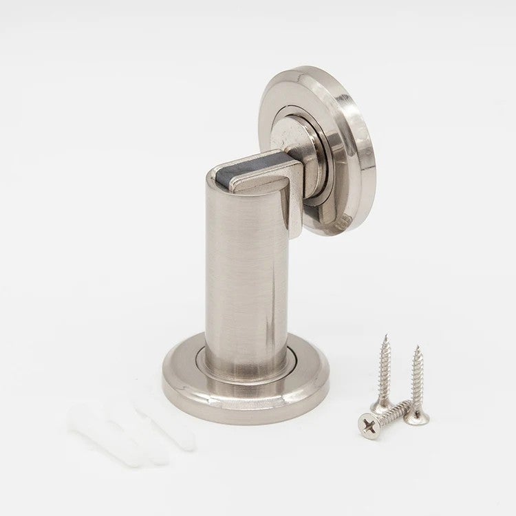 Bluejw Zinc Alloy Satin Nickel Door Stopper with Strong Magnet - Modern Design Door Stops Tools - Image 3