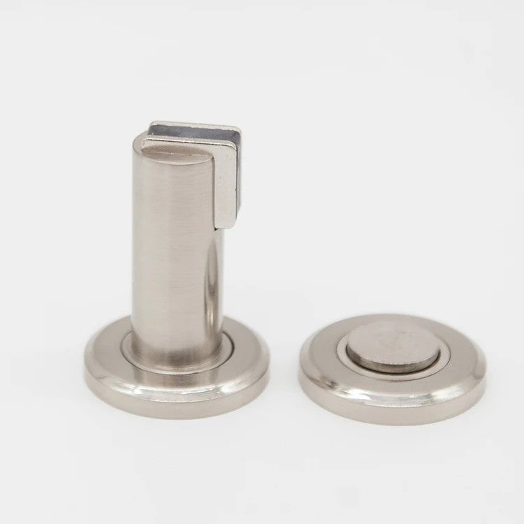 Bluejw Zinc Alloy Satin Nickel Door Stopper with Strong Magnet - Modern Design Door Stops Tools - Image 2