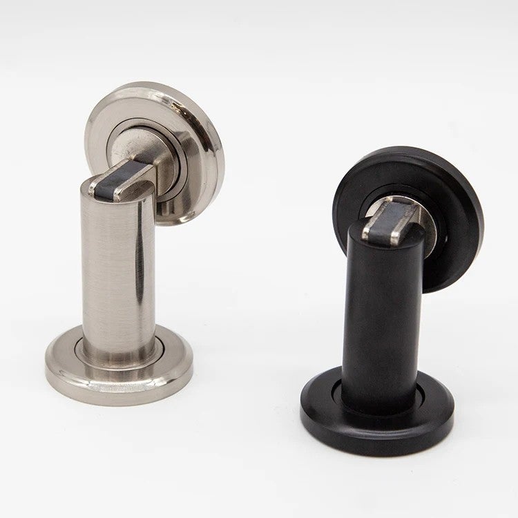 Bluejw Zinc Alloy Satin Nickel Door Stopper with Strong Magnet - Modern Design Door Stops Tools - Image 1