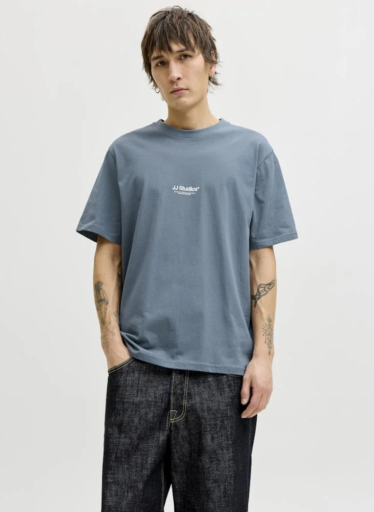 JACK & JONES Logo Crew Neck T-Shirt