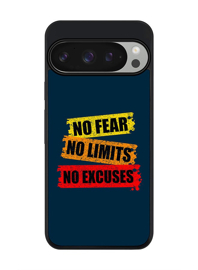 Stylizedd For Google Pixel 9 Pro Case,Slim fit Camera Protection, Shockproof Thin Phone cover - No Fear Limits Excuses  - Image 1