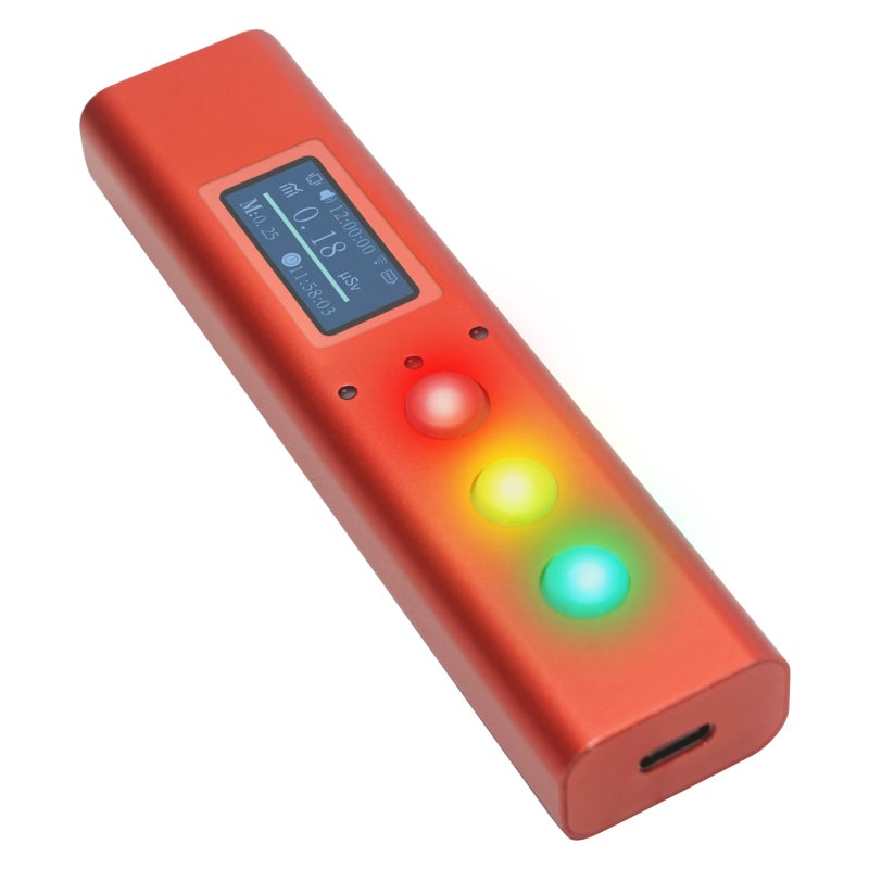 HZ002 WIFI Radiation Dosimeter Marble Radioactive Geiger Counter Nuclear Radiation Detector - Image 1
