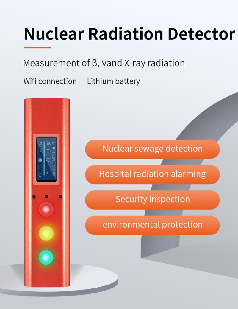 HZ002 WIFI Radiation Dosimeter Marble Radioactive Geiger Counter Nuclear Radiation Detector - Image 2