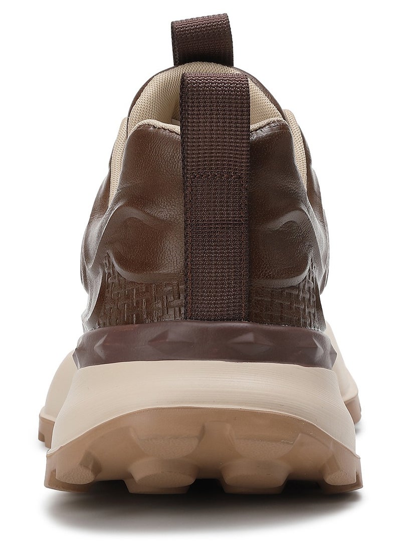 Sky View SKY VIEW Men Fashion Casual Shoes Mid Top Wide Hiking Sneakers Non-Slip Trekking Walking Shoes Running Shoes for Men with Arch Support  - Image 4