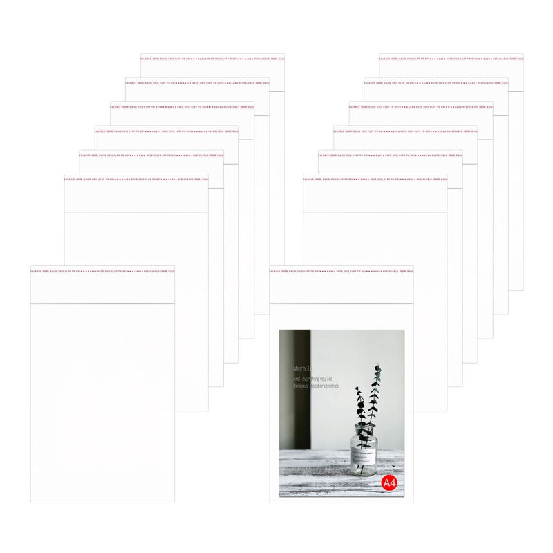 BornFeel Clear Resealable Adhesive Bags 10 x 13 200pcs Plastic Cellophane Poly SelfSealing OPP Bags for Clothes TShirts Handicraft Apparel