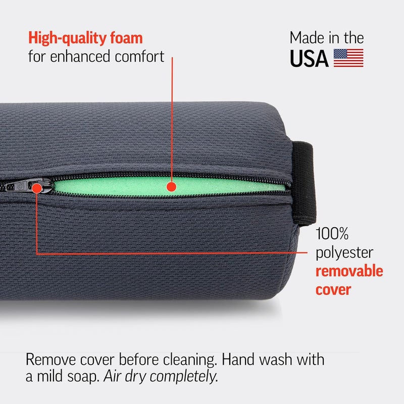 OPTP The Original McKenzie Early Compliance Lumbar Roll – USA Made Low Back Support and Lumbar Support for Office Chair — Lumbar Support for Car Seats, Desk Chair Back Support - Image 5