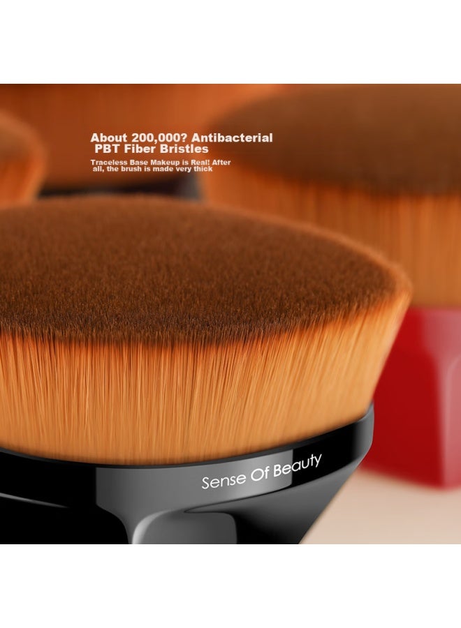 GOOOD Gudi Goood No. 55 Foundation Brush, Magic Brush, Seamless Cangzhou Makeup Brush, Beauty Brush, Non-powder Eating, Beautiful Taste Foundation Liquid Brush, Makeup Sponge Subsute, Valentine's Day Gift, 38th Birthday Gift For Wife - Image 5