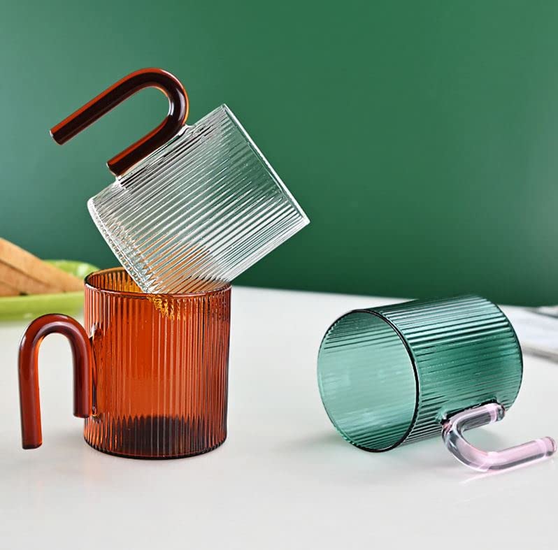 Whixant Household Toothbrush Holder, Washing Gargle Cup, Reusable Coffee Mug, with Handle, Bathroom Tumbler for Tea, Water Kitchen Fruit Juice Coffee - Multicolor - Image 5