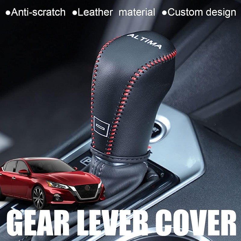 XITER Genuine Leather Gear Shift Knob Cover for Nissan Altima - Image 2