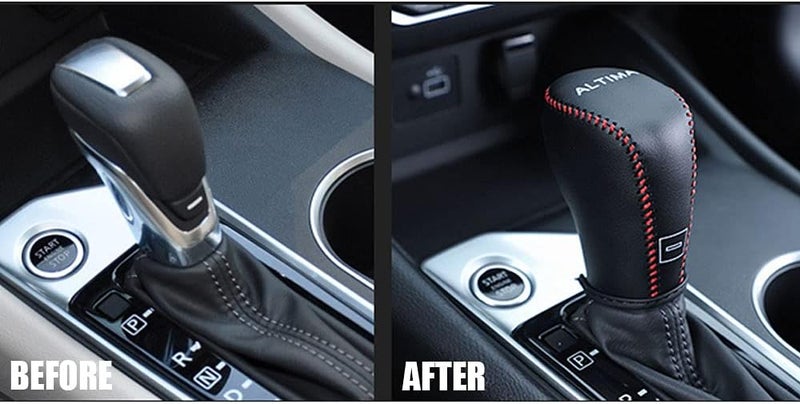 XITER Genuine Leather Gear Shift Knob Cover for Nissan Altima - Image 4