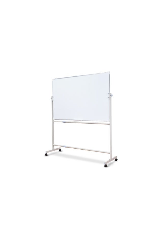 كالون سبورة بيضاء مغناطيسية مقاس 100 × 80 سم مع حامل قابل للتعديل ومجموعة أقلام وممحاة - Image 5