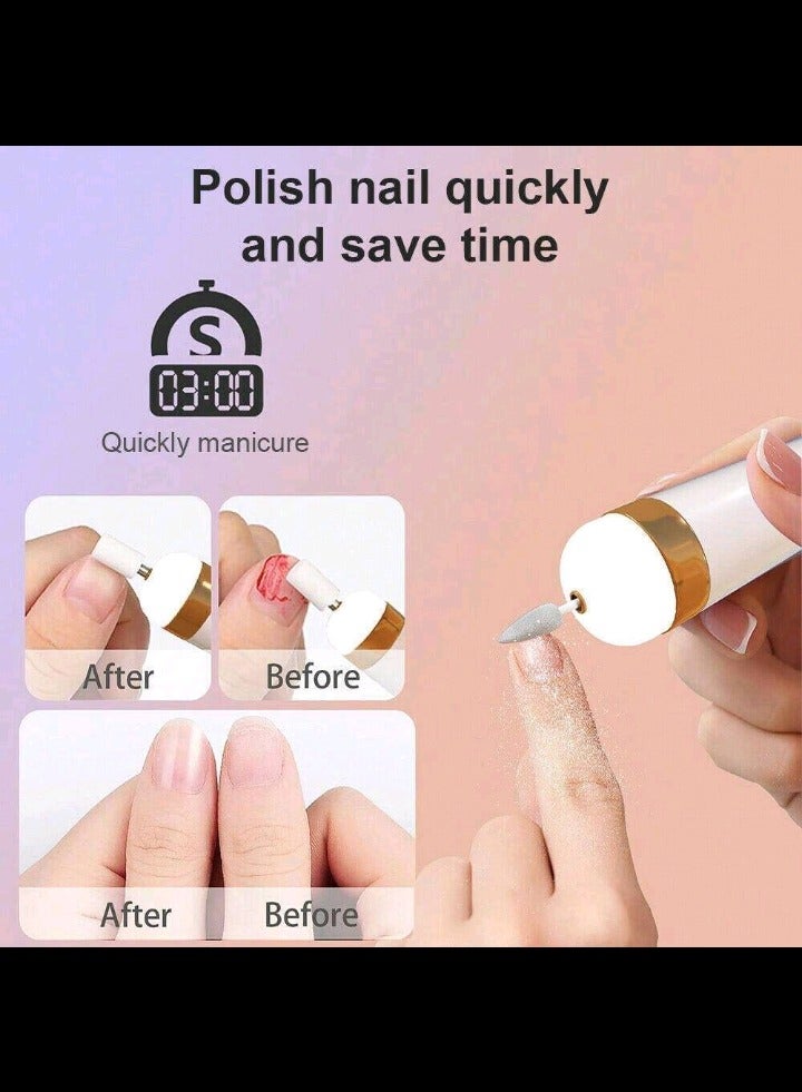 10LOVE A small device for polishing electric nails in addition to removing dead skin, 5 in 1 - Image 1
