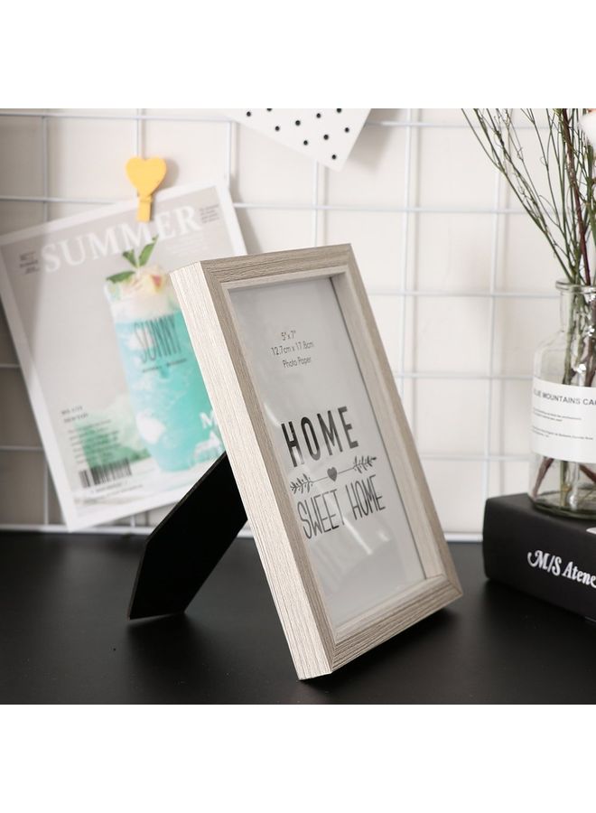 NIBEMINENT American Vertical Angle Photo Frame Brown  - Image 1