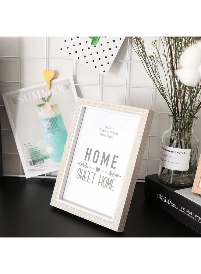 NIBEMINENT American Vertical Angle Photo Frame Brown  - Image 2