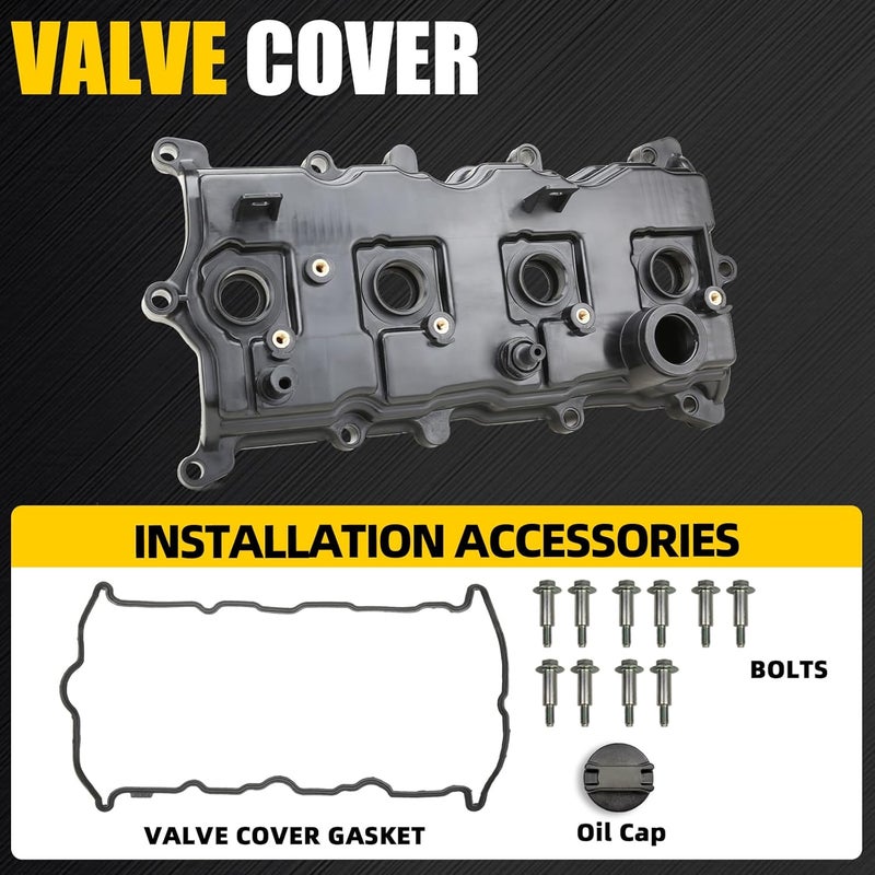 MILIPARTS Engine Valve Cover Kit for Nissan Rogue 2.5L L4 DOHC (2008-2012) - Image 3