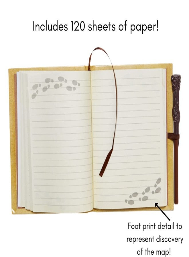 Innovative Designs Harry Potter Marauder's Map Journal Set with Wand Pen for Kids, Teens or Adults - Image 5